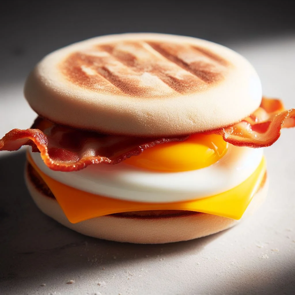 Double Bacon And Egg McMuffin Price & Calories At MCD