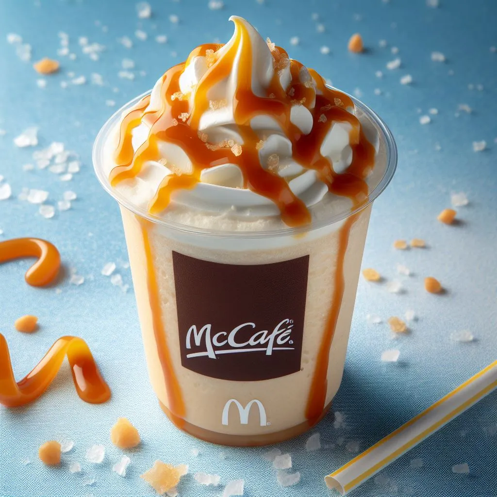 McDonald's Salted Caramel Frappe [A sweet & salty treat]