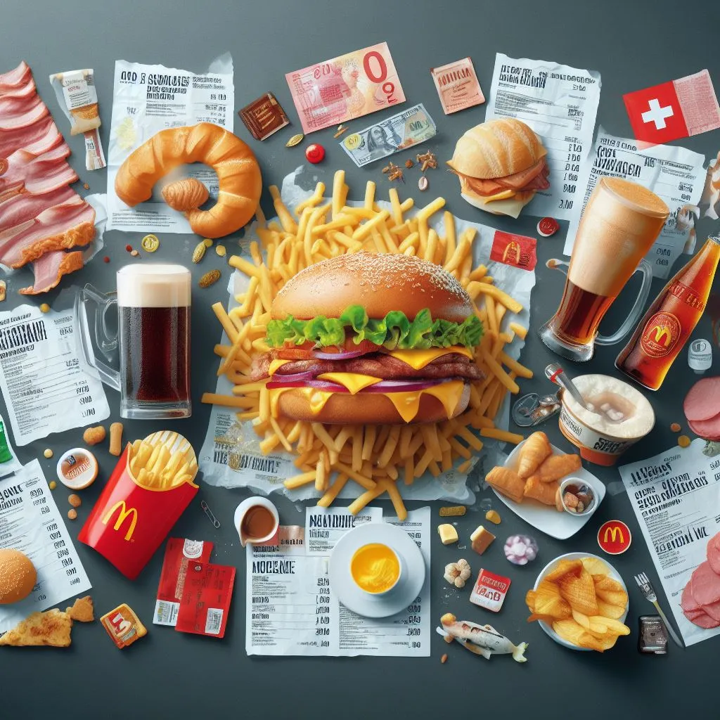 McDonalds Most Popular Menu Prices In Switzerland