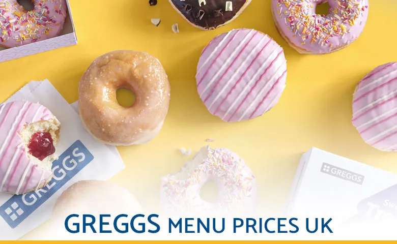 Greggs Menu