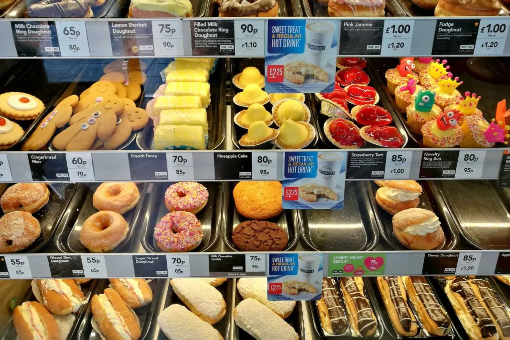 Greggs Sweet Treats Menu