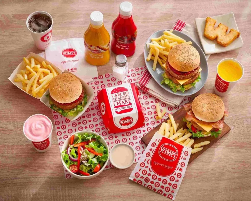 Wimpy Menu UK