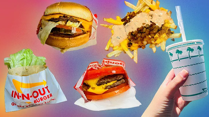 In N Out Burger Menu