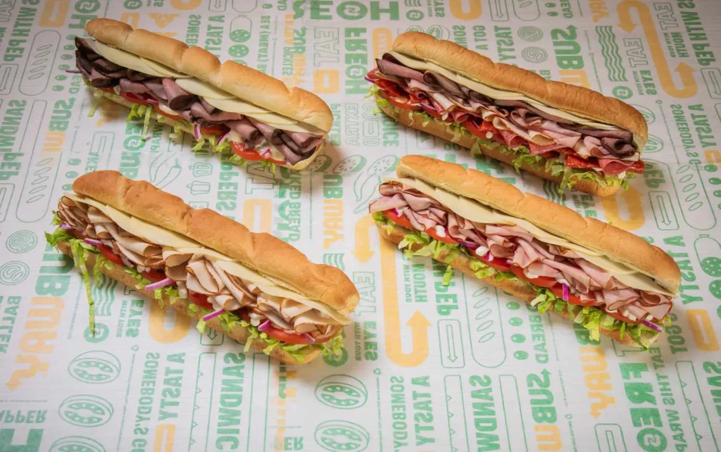 Subway Menu