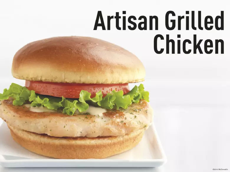 McDonald's Artisan Grilled Chicken Sandwich